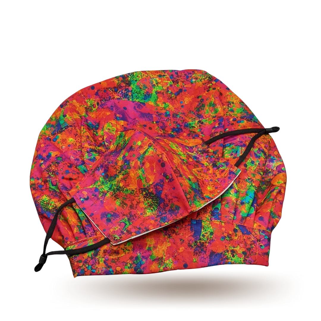 Energetic Paint Splatter
