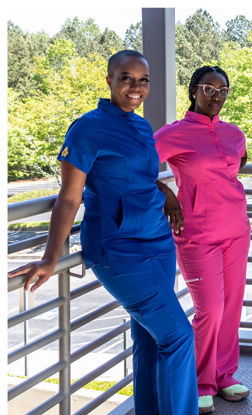 Simone Scrub Top