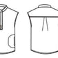 Grace “Magnetic Collar” Scrub Top