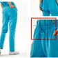 “Split Hem” Straight Leg Scrub Pants